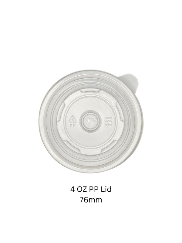 RH-698 PP Lid for 4oz(76mm) 20 x 50Pcs/Sleeve